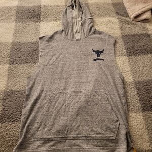 Under Armour Project Rock Sleeveless Hoodie – Men’s Medium